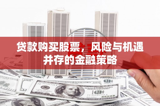 通榆贷款购买股票，风险与机遇并存的金融策略