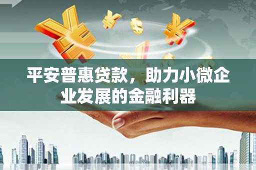 通榆平安普惠贷款，助力小微企业发展的金融利器