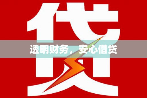 通榆透明财务，安心借贷